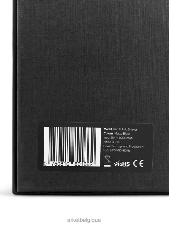 ARKET rasoir à tissu pilo à vapeur unisexe noir T46DR1364 articles ménagers