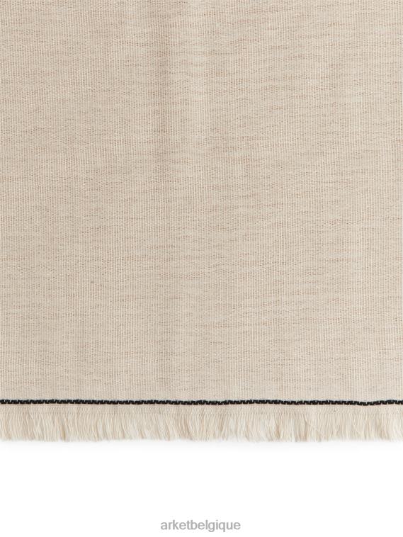 ARKET serviette en coton 50 x 70 cm unisexe beige T46DR1354 articles ménagers