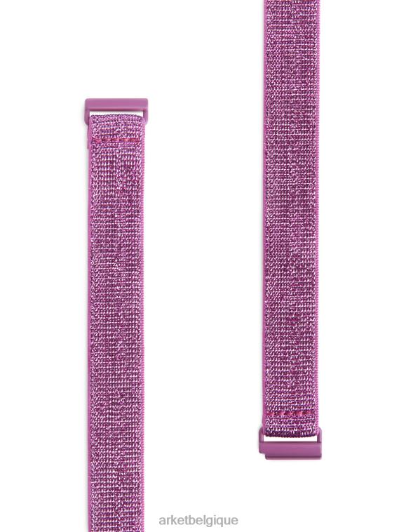 ARKET ceinture élastique pailletée enfants rose T46DR1631 accessoires