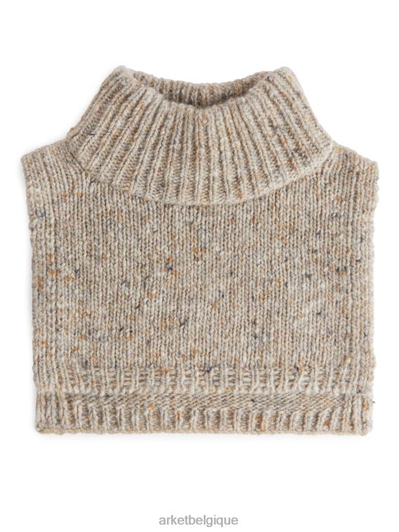 ARKET col roulé neps enfants beige mélangé T46DR1660 accessoires