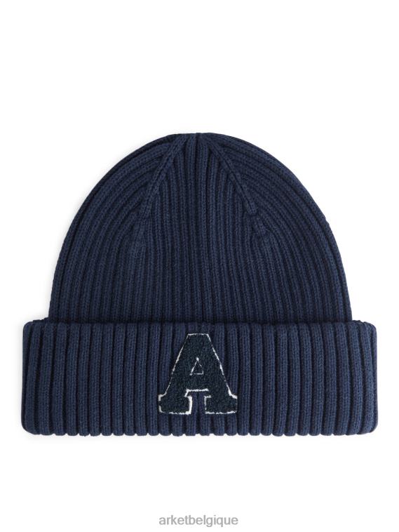 ARKET bonnet côtelé enfants bleu foncé T46DR1649 accessoires