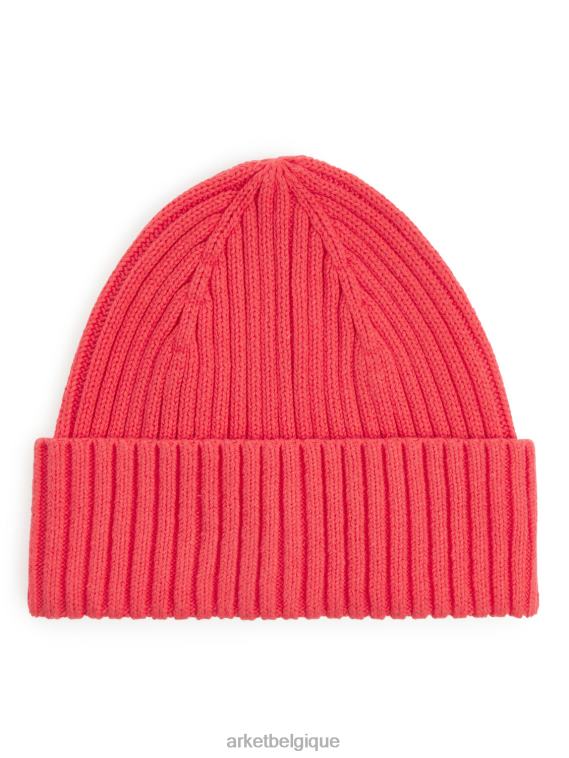 ARKET bonnet en maille côtelée enfants rouge T46DR1651 accessoires