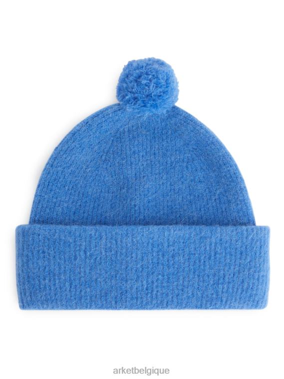 ARKET bonnet pompon alpaga mérinos enfants bleu T46DR1646 accessoires