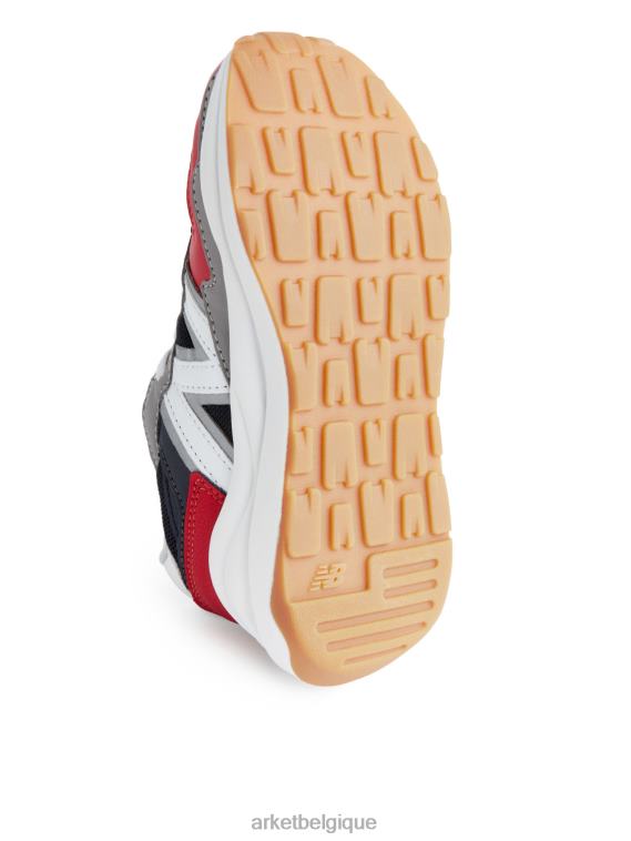 ARKET baskets new balance 5740 enfants rouge/blanc/gris/noir T46DR1415 chaussure