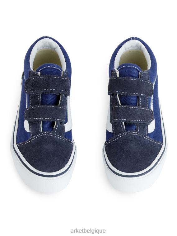 ARKET baskets vans old school pour jeunes enfants bleu foncé T46DR1399 chaussure