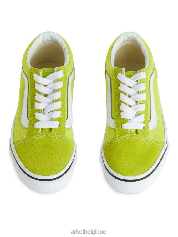 ARKET baskets vans old school pour jeunes enfants vert clair T46DR1392 chaussure