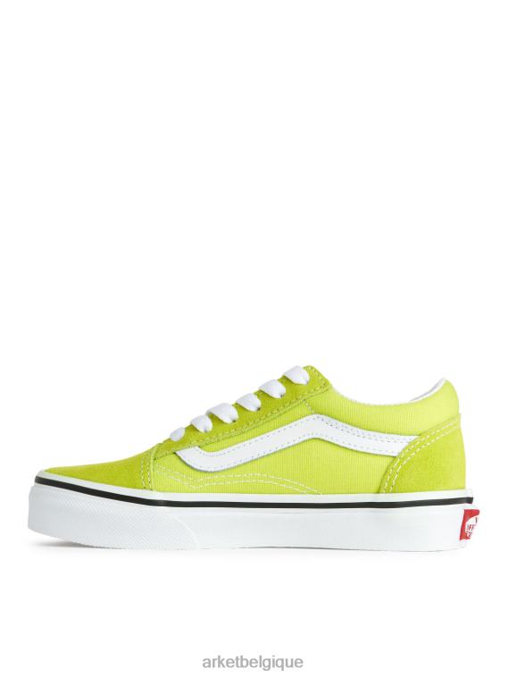 ARKET baskets vans old school pour jeunes enfants vert clair T46DR1392 chaussure