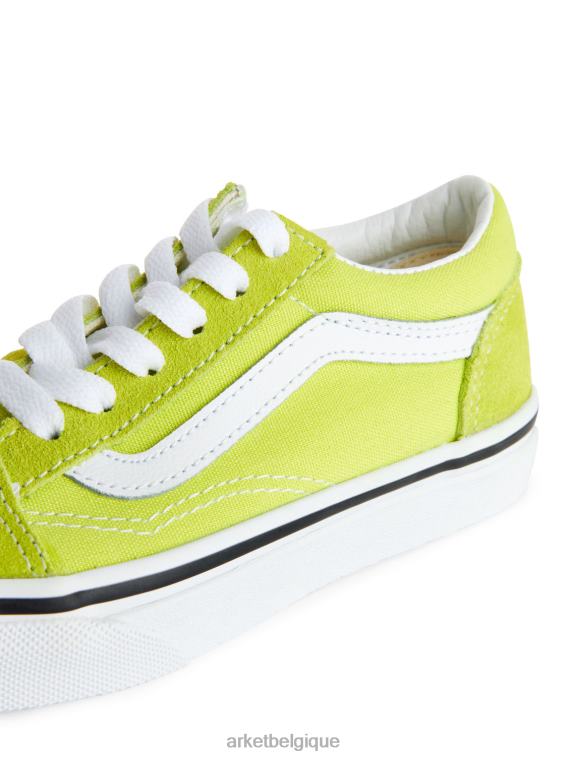 ARKET baskets vans old school pour jeunes enfants vert clair T46DR1392 chaussure