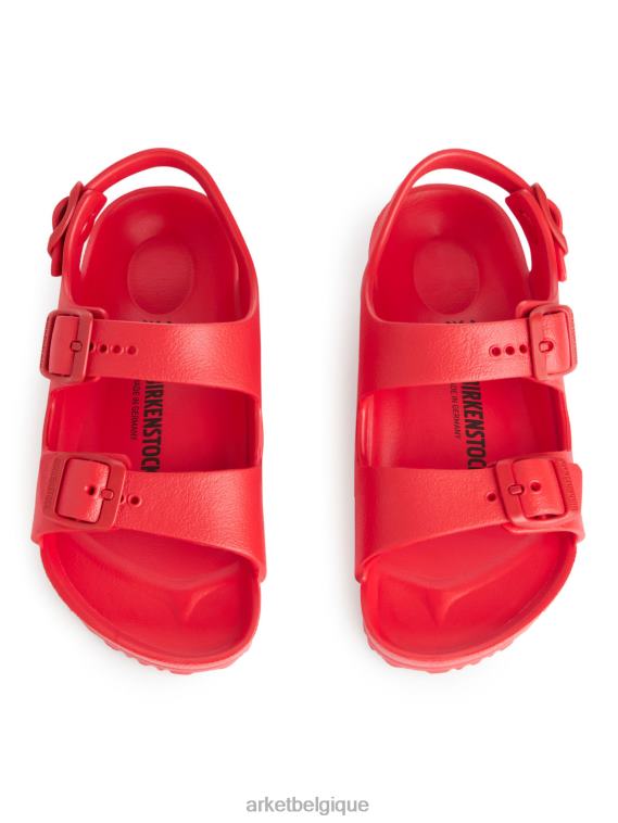 ARKET birkenstock milano sandales eva enfants enfants rouge T46DR1419 chaussure