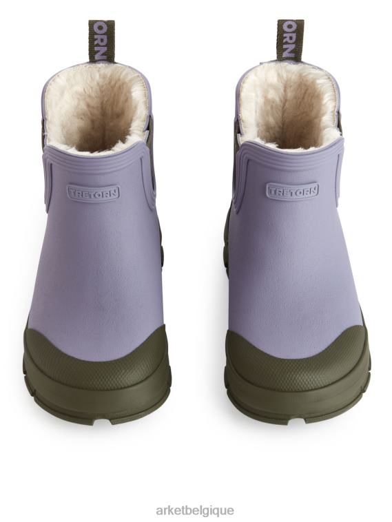 ARKET bottes chelsea tretorn hiver enfants enfants lilas T46DR1424 chaussure