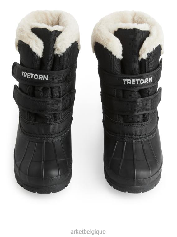 ARKET bottes d'expédition tretorn enfants noir T46DR1425 chaussure
