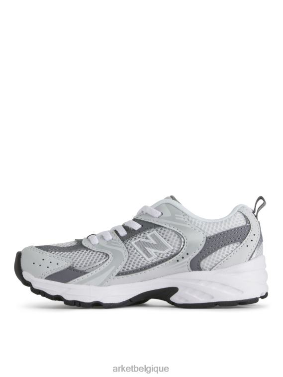 ARKET new balance 530 baskets pour jeunes enfants Blanc gris T46DR1408 chaussure