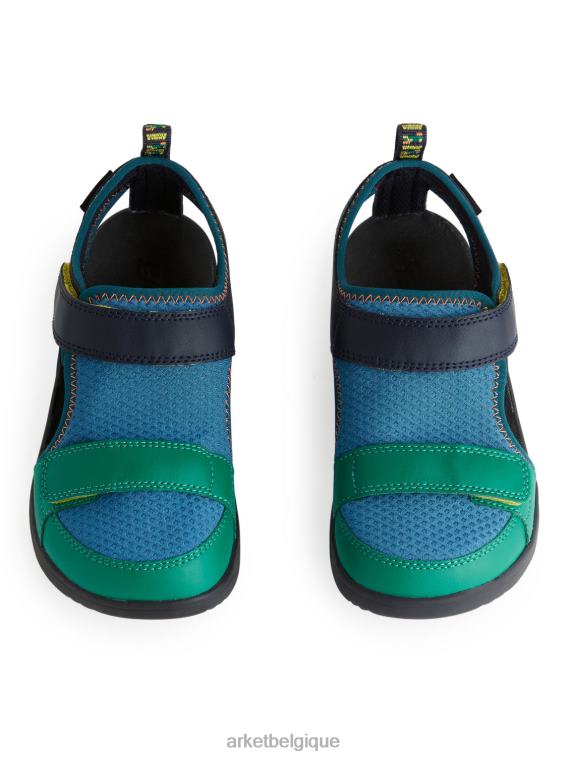 ARKET sandales enfants teva ouragan seekado enfants bleu vert T46DR1402 chaussure