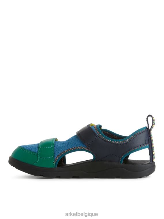 ARKET sandales enfants teva ouragan seekado enfants bleu vert T46DR1402 chaussure