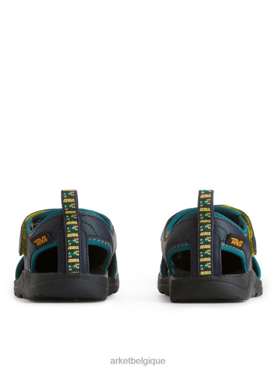 ARKET sandales enfants teva ouragan seekado enfants bleu vert T46DR1402 chaussure