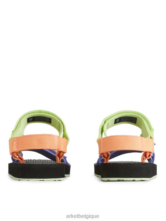 ARKET sandales junior universelles originales teva enfants noir/pastel T46DR1401 chaussure