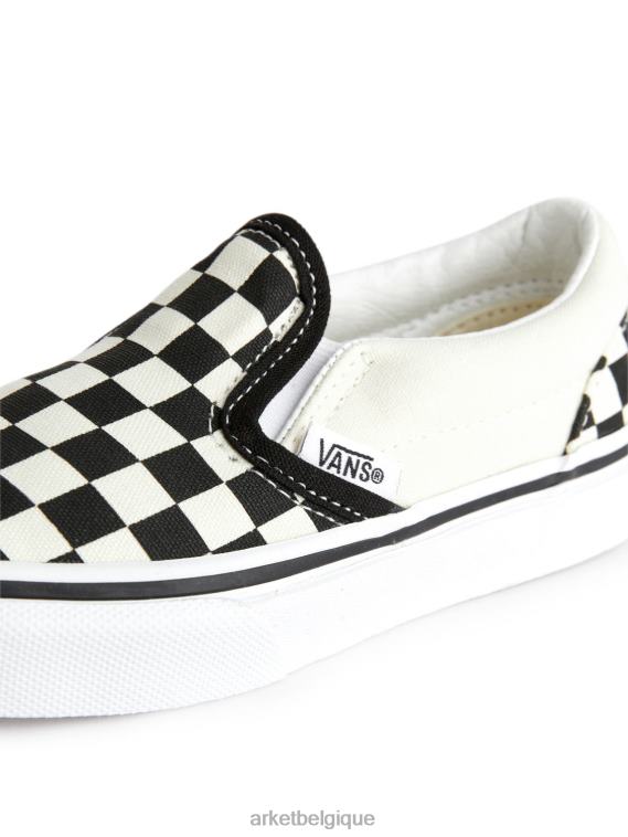 ARKET vans - baskets à enfiler classiques pour tout-petits enfants blanc noir T46DR1396 chaussure
