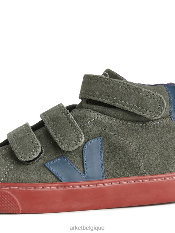 ARKET veja esplar baskets mi-hautes enfant enfants vert kaki T46DR1427 chaussure