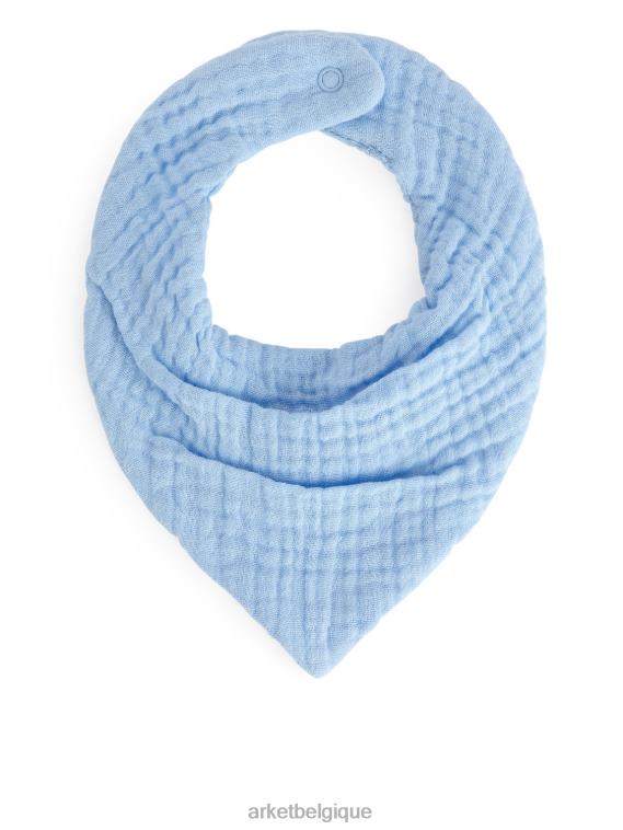 ARKET bavoir en étamine, lot de 2 enfants bleu clair/beige T46DR1692 vêtements