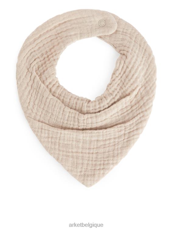 ARKET bavoir en étamine, lot de 2 enfants bleu clair/beige T46DR1692 vêtements