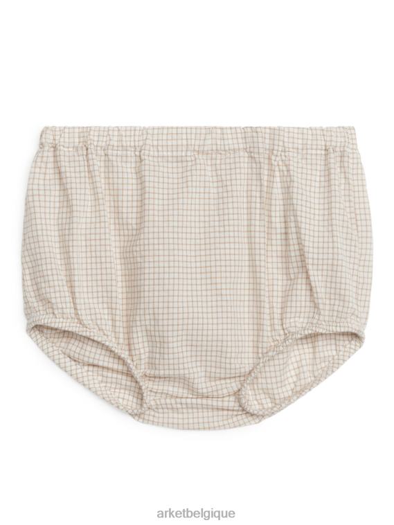 ARKET bloomer en seersucker enfants beige/carreaux T46DR1703 vêtements