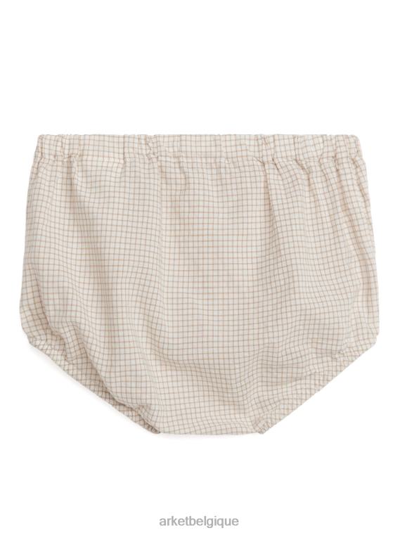 ARKET bloomer en seersucker enfants beige/carreaux T46DR1703 vêtements