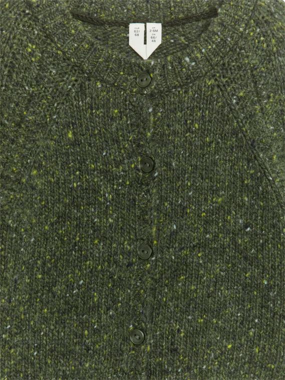 ARKET cardigan en laine neps enfants vert/neps T46DR1763 vêtements