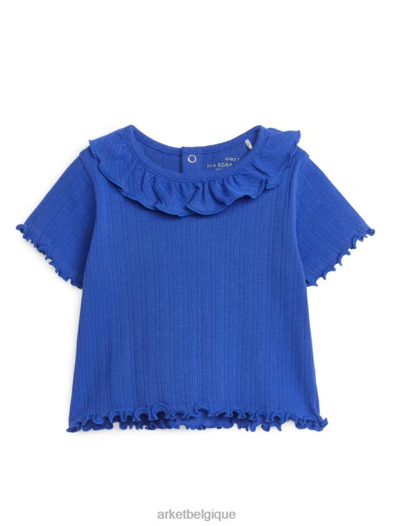 ARKET haut en pointelle enfants bleu T46DR1722 vêtements