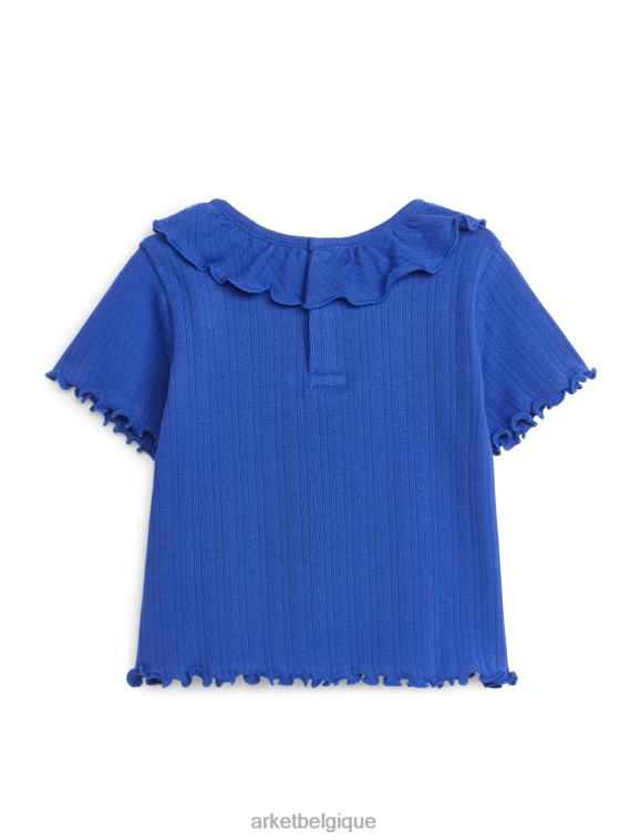 ARKET haut en pointelle enfants bleu T46DR1722 vêtements