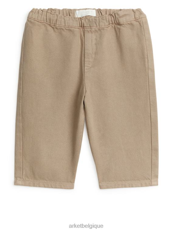 ARKET pantalon chino en coton enfants beige T46DR1770 vêtements