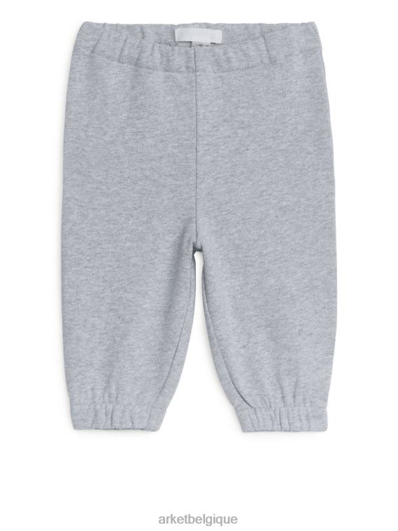 ARKET pantalon de jogging en coton éponge enfants gris T46DR1771 vêtements
