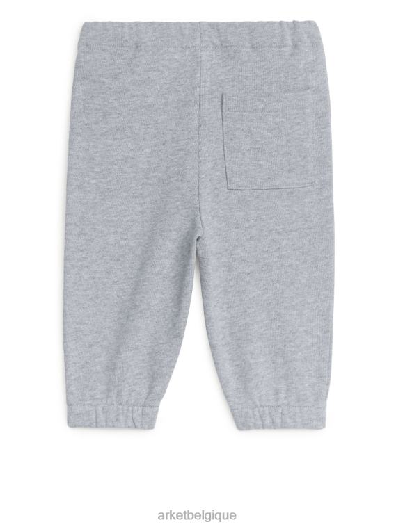 ARKET pantalon de jogging en coton éponge enfants gris T46DR1771 vêtements