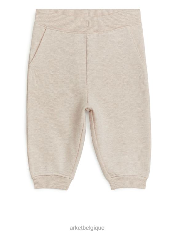 ARKET pantalon de survêtement en coton enfants mélange d'avoine T46DR1738 vêtements