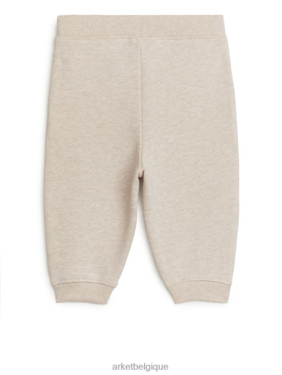 ARKET pantalon de survêtement en coton enfants mélange d'avoine T46DR1738 vêtements