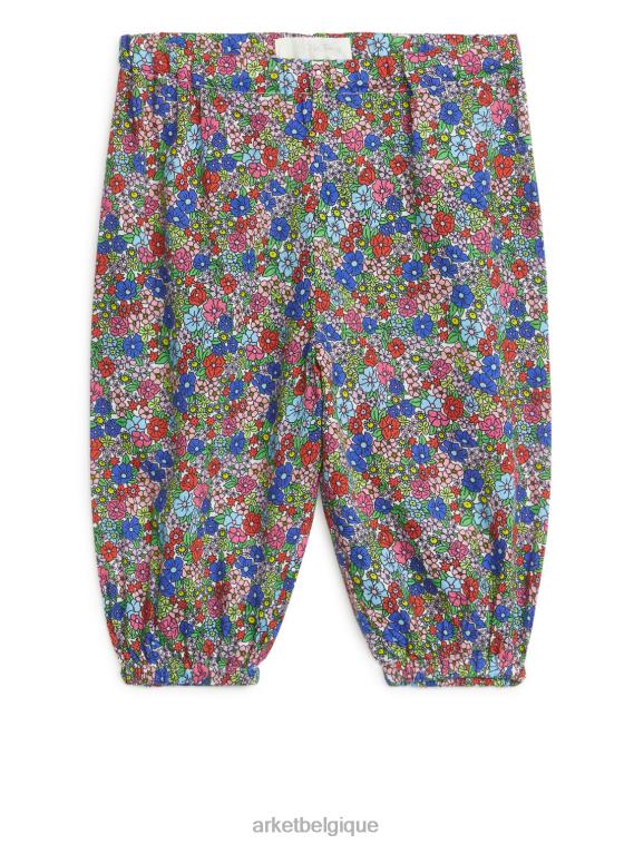 ARKET pantalon imprimé enfants bleu/fleuri T46DR1732 vêtements