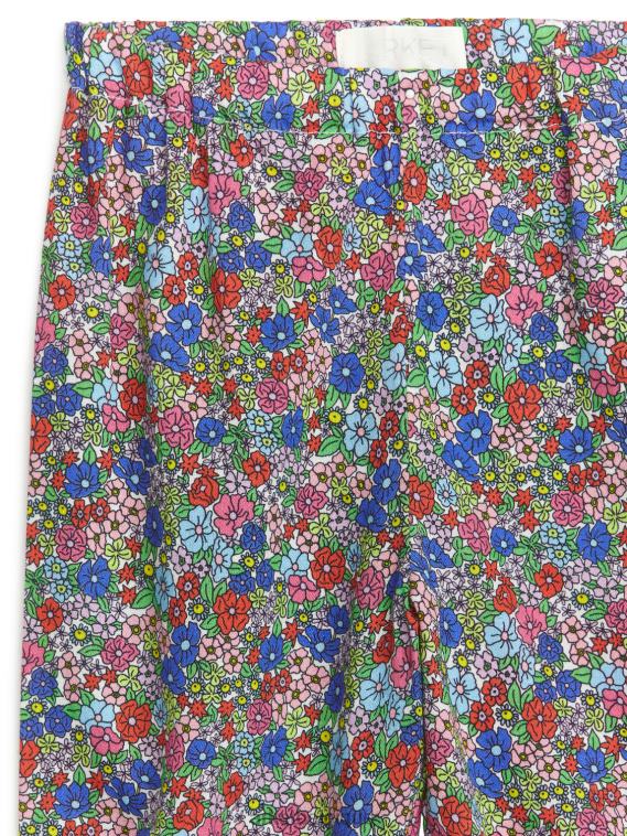 ARKET pantalon imprimé enfants bleu/fleuri T46DR1732 vêtements