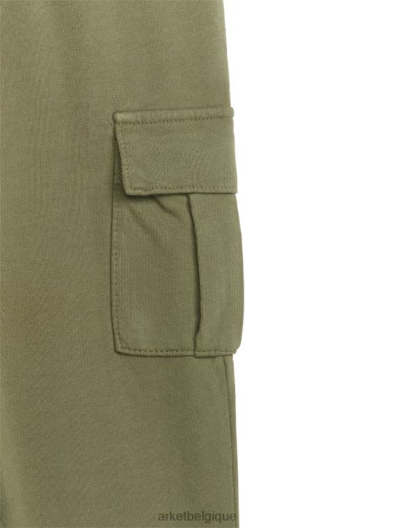 ARKET pantalon utilitaire en jersey enfants vert kaki T46DR1689 vêtements