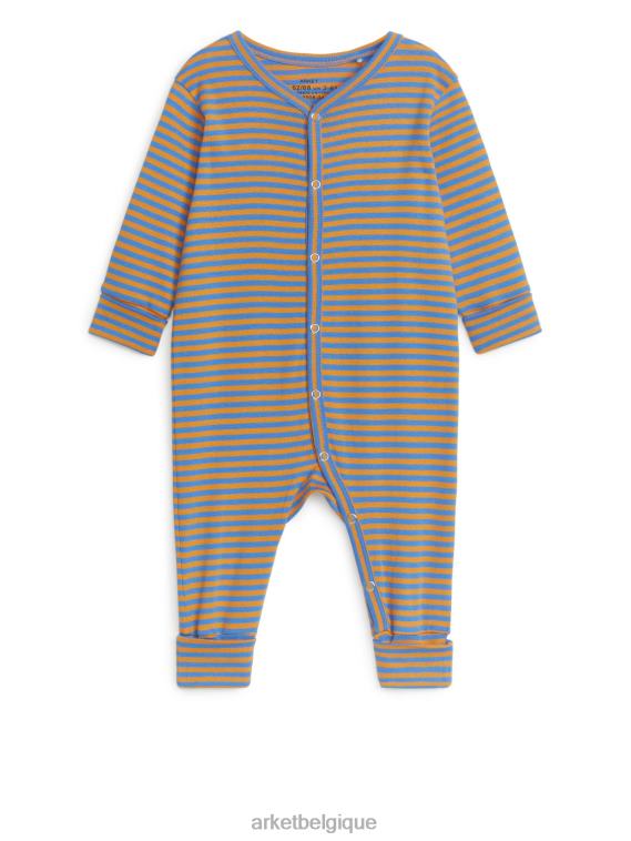ARKET pyjama tout-en-un enfants bleu/orange T46DR1685 vêtements