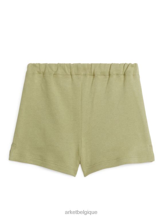 ARKET short en coton éponge enfants vert kaki T46DR1742 vêtements