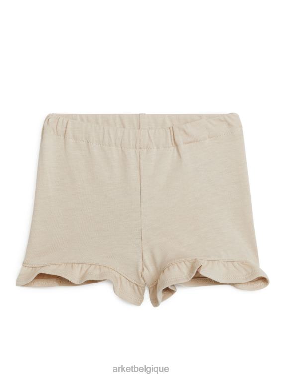 ARKET short en jersey à volants enfants beige T46DR1729 vêtements