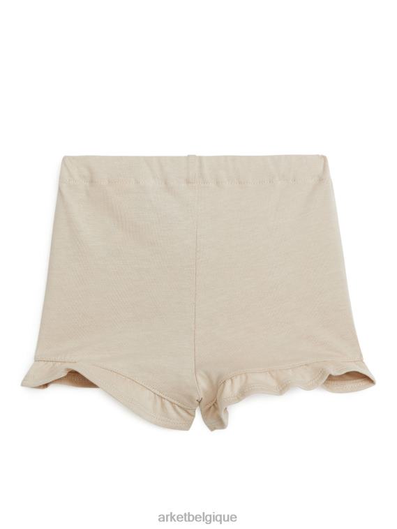 ARKET short en jersey à volants enfants beige T46DR1729 vêtements