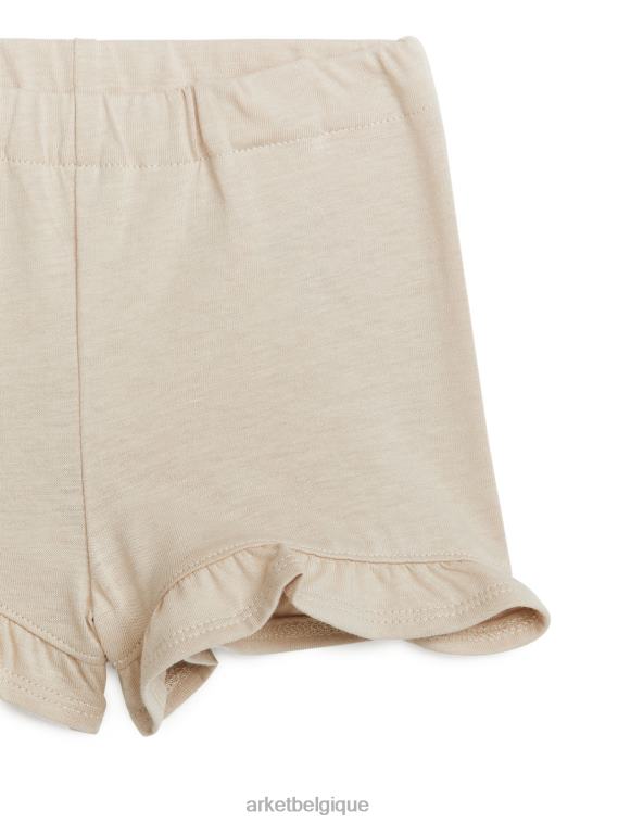ARKET short en jersey à volants enfants beige T46DR1729 vêtements