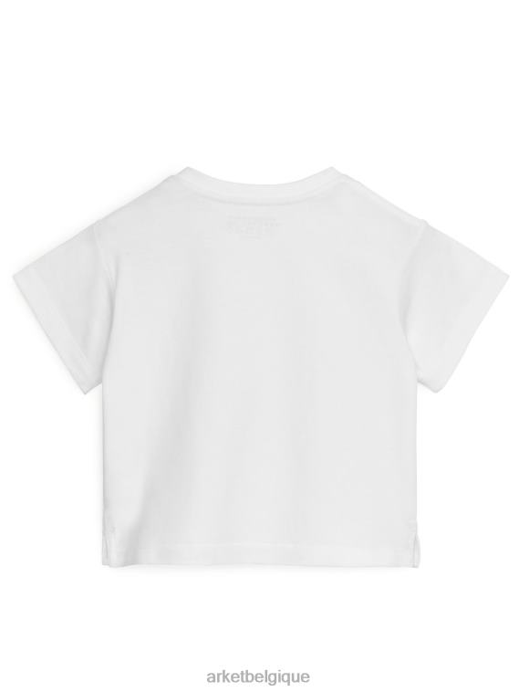 ARKET t-shirt à manches courtes enfants blanc T46DR1724 vêtements