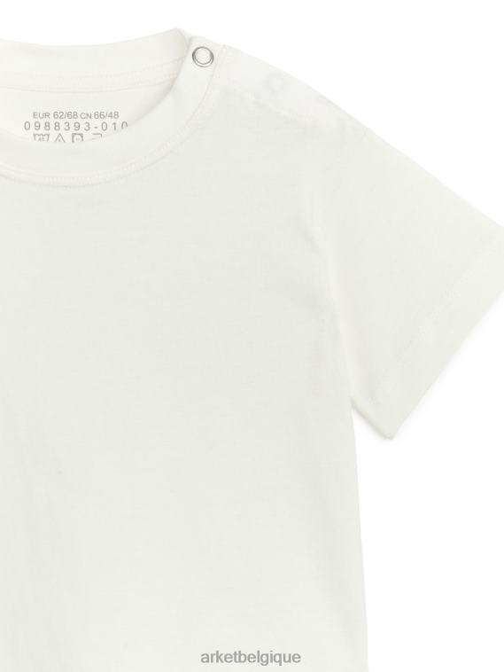 ARKET t-shirt à manches courtes enfants blanc T46DR1765 vêtements