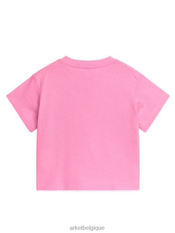 ARKET t-shirt à manches courtes enfants rose T46DR1748 vêtements