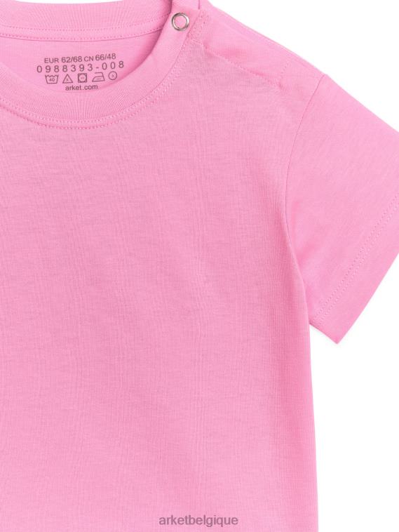 ARKET t-shirt à manches courtes enfants rose T46DR1748 vêtements