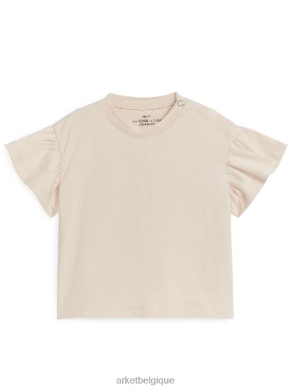 ARKET t-shirt à volants enfants beige T46DR1728 vêtements