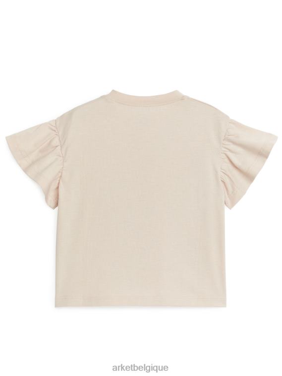 ARKET t-shirt à volants enfants beige T46DR1728 vêtements