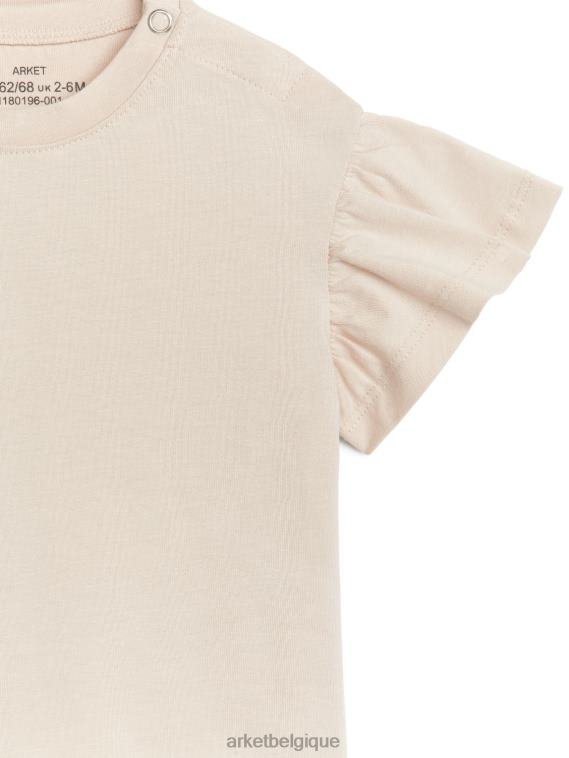 ARKET t-shirt à volants enfants beige T46DR1728 vêtements