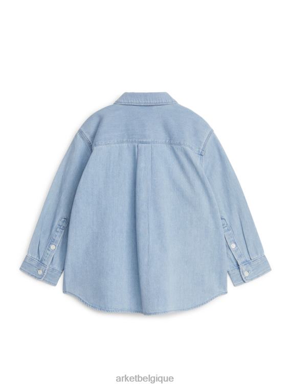 ARKET chemise en jean enfants bleu clair T46DR1497 vêtements